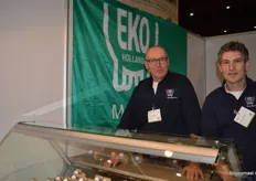 Bij Eko-Holland Melk op Maat: Jos Elderink en Eddo Nijhof.